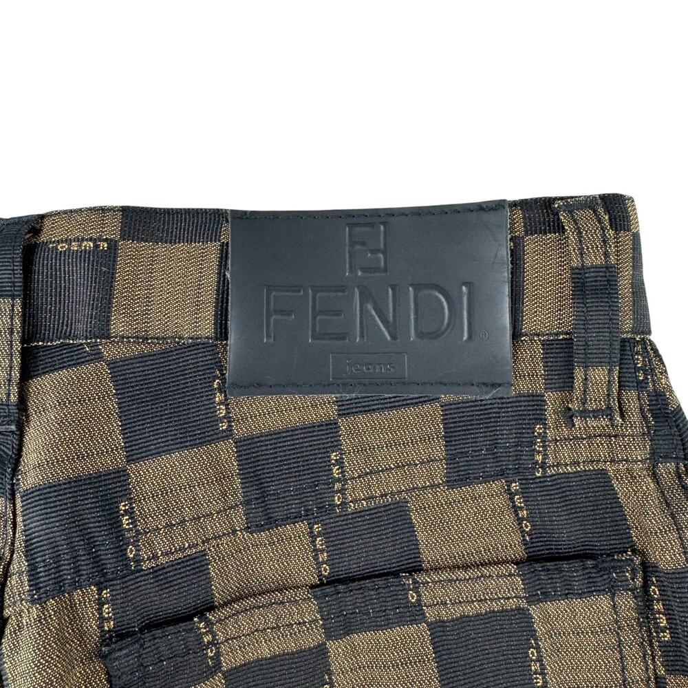 Fendi Vintage Checked Print Pant - Picture 8 of 10
